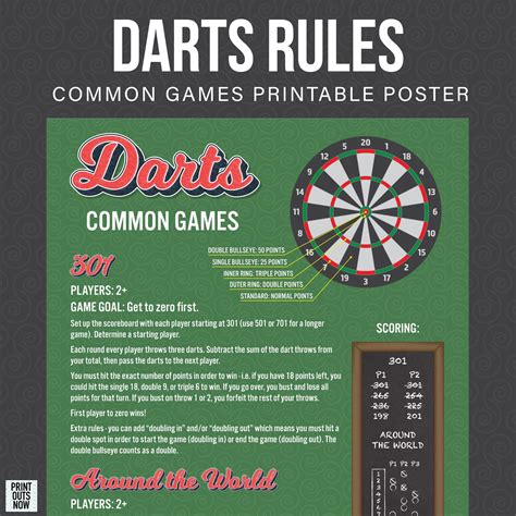 rules of darts game